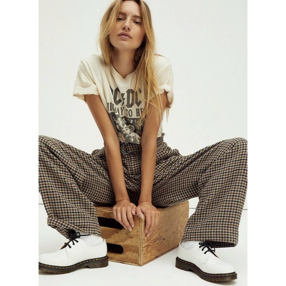 Free People Maryam Paperbag Belted Pants Medium NEW - Picture 1 of 8